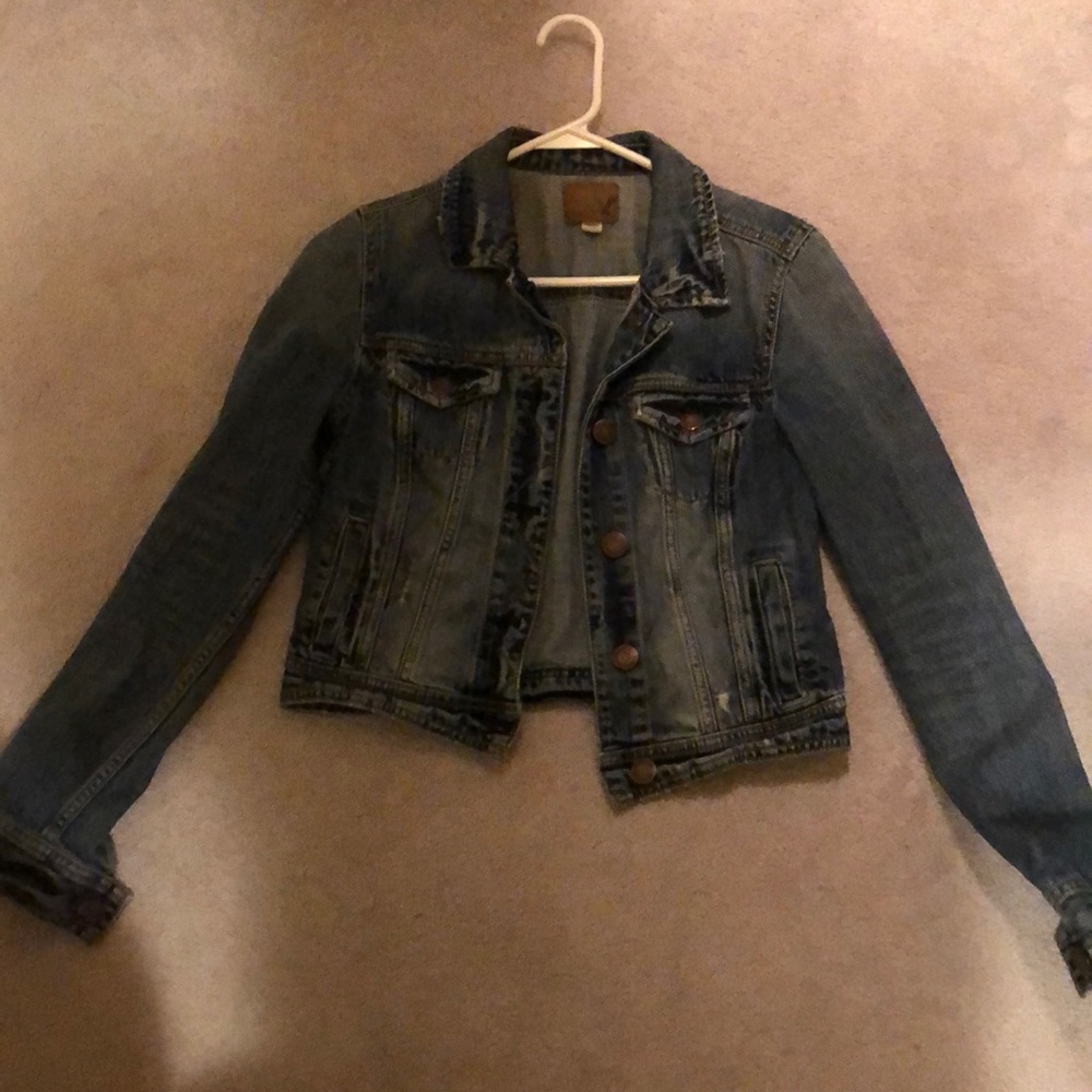 Small Y2K American Eagle Denim Jean Jacket